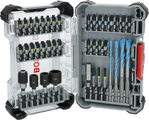 Bosch Professional PRO Impact Mixed Bohrer-/Bits-Zubehörset inkl. Werkzeugbox, 40-tlg.