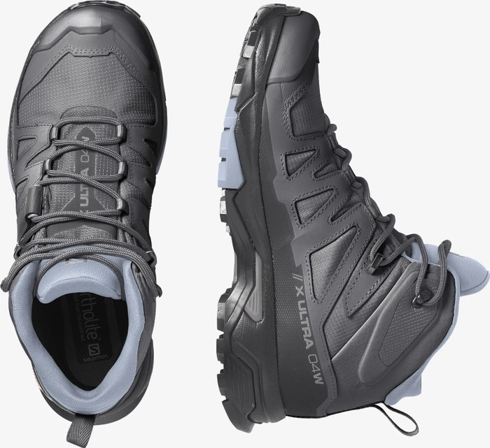 Salomon X Ultra 4 Mid GTX magnet/black/zen blue (Damen)