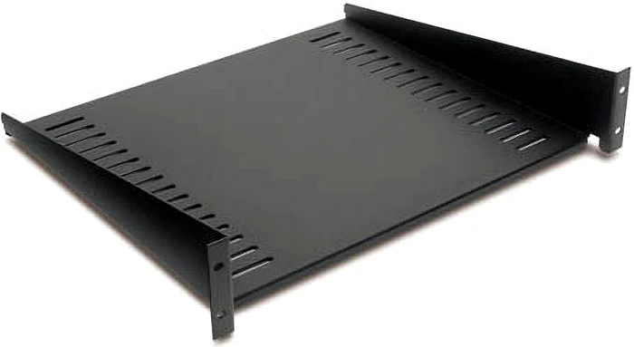 APC Fachboden, schwarz, 406mm Einbautiefe, 2HE