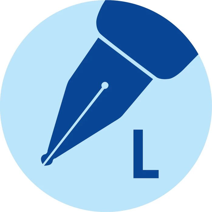 Pelikan Pelikano Junior blau, linke Hand, Faltschachtel