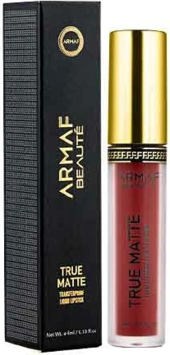 Armaf Beauté True Matte Liquid Lipstick shades, 4ml
