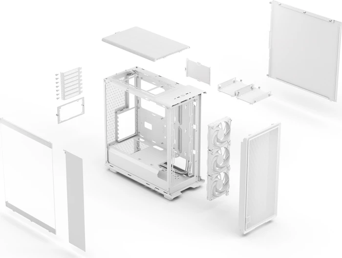 Fractal Design Epoch White TG Clear, Glasfenster