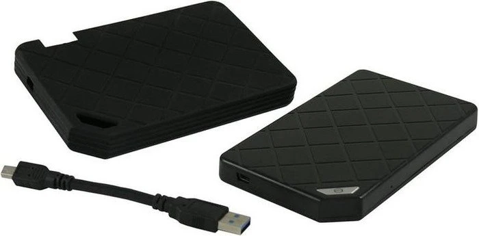 LC-Power LC-25U3-Shockproof, schwarz, USB 3.0 Micro-B