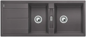 Blanco Metra 8 S Becken reversibel mit Ablauffernbedienung felsgrau