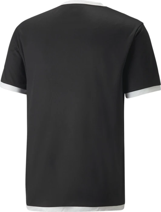 Puma teamLIGA Funktionsshirt kurzarm schwarz/weiß (Herren)