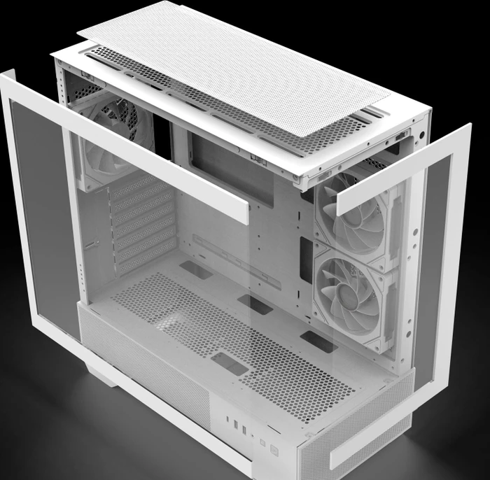 Zalman Chronix V2 White, weiß, Glasfenster
