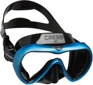 Cressi A1 Tauchermaske schwarz/blau