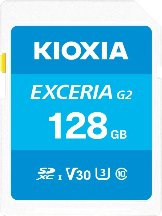 KIOXIA EXCERIA G2, SD UHS-I U3, V30