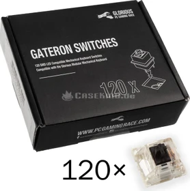 Glorious Gateron Black Switch, 120er-Pack