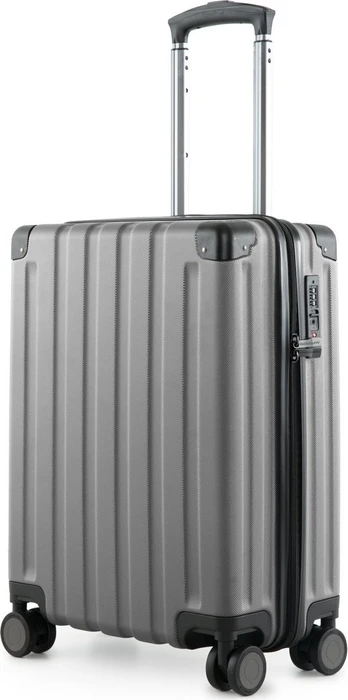 Hauptstadtkoffer Q-Damm Spinner 54cm silber