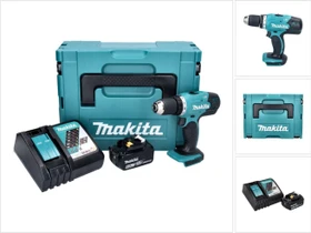 Makita DDF453RG1J Akku-Bohrschrauber inkl. MAKPAC + Akku 6.0Ah