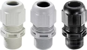 Wiska ESKV-L 50 LT BK Kabelverschraubung LowTemp, Kunststoff, M50, RAL 9005, langes Anschlussgewinde