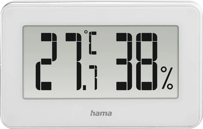 Hama Mini Hygrometer-Temperaturstation weiß, digital