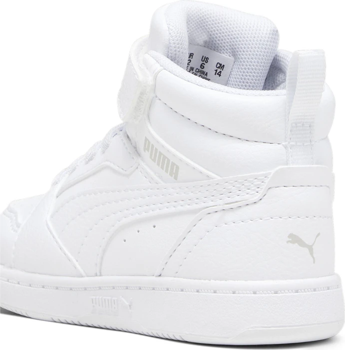 Puma Rebound V6 Mid puma white/cool light gray (Junior)