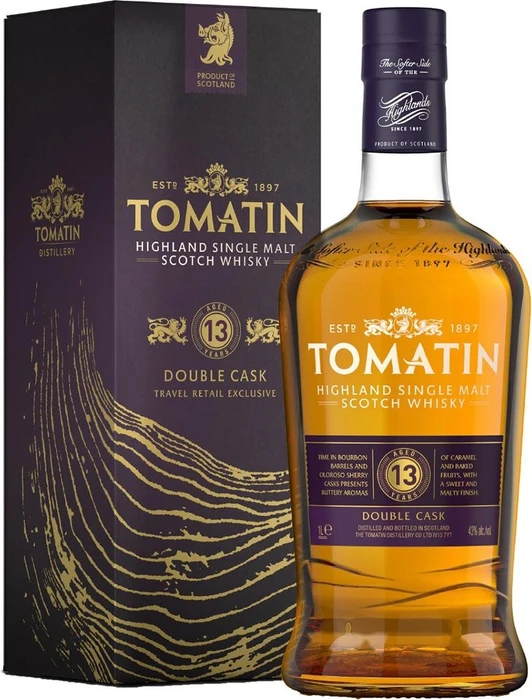 Tomatin Travel Retail Exclusive Double Cask 13 Years Old 1l