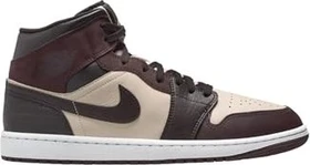 Nike Air Jordan 1 Mid SE velvet brown/sanddrift/metallic gold/earth (Herren)