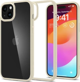 Spigen Ultra Hybrid für Apple iPhone 15 Plus mute beige