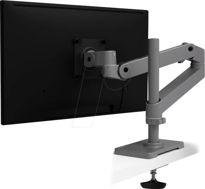Ergotron LX Pro Monitor Arm, hohe Säule, Direktverschraubung grau