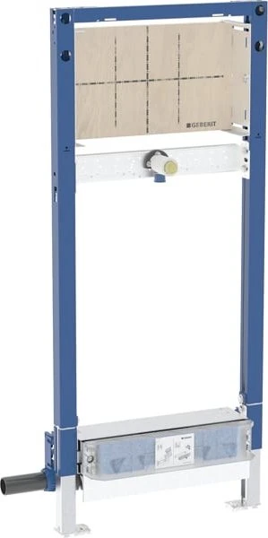 Geberit Duofix Element für Dusche, 130cm, mit Wandablauf, Wandarmatur Unterputz, für Estrichhöhe am Einlauf 65-90 mm