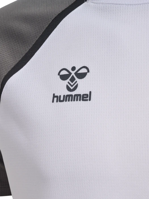 hummel Lead 2.0 Funktionsshirt kurzarm white/steel grey (Herren)
