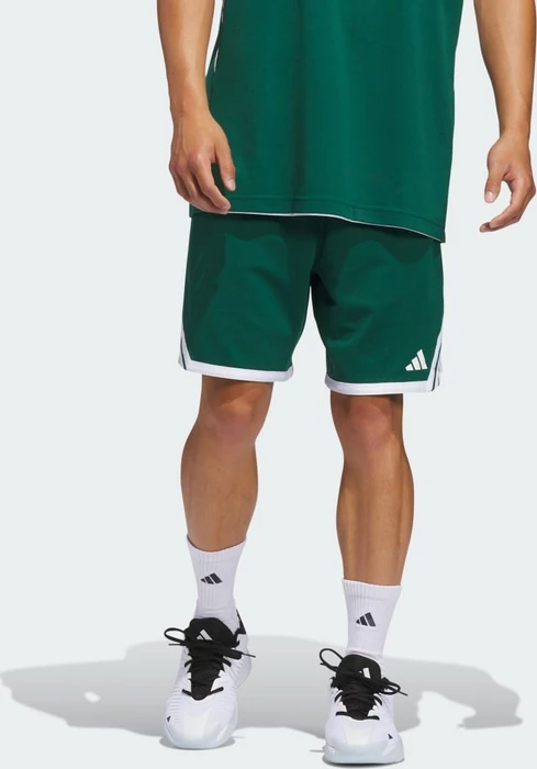 adidas 3G Speed Reversible Basketball Aeroready Trainingshose kurz team dark green/white (Herren)