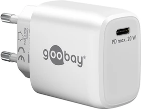 Wentronic Goobay USB-C PD GaN Schnellladegerät 20W weiß