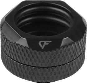 Nanoxia CF1 Hard Tube Adapter G1/4" auf 16mm, schwarz (CF-MGF1316G)