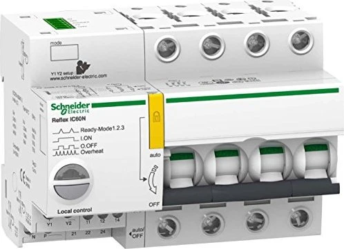 Schneider Electric Reflex iC60N Ti24 16A 4P C, Fernschaltbarer Leitungsschutzschalter