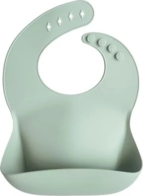 Mushie Silikon Lätzchen cambridge blue