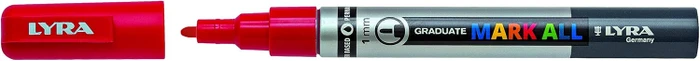 Lyra Graduate Mark All Permanentmarker 1mm sortiert, 12er-Set, Box