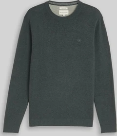 Tom Tailor Basic Baumwolle Strickpullover grün (Herren)