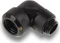 Alphacool Eiszapfen 90° G1/4" auf 13mm HardTube Anschraubtülle, schwarz, 4er-Pack Vorschaubild