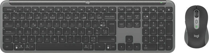 Logitech MK950 Signature Slim Combo for Business Graphite, Logi Bolt, USB/Bluetooth, FR