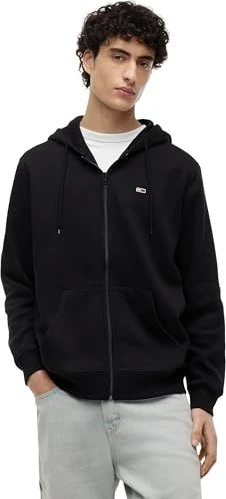 Tommy Hilfiger Zip Fleece Hoodie schwarz (Herren)