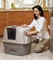 Catit SmartSift Katzentoilette mit Dach, beige Vorschaubild