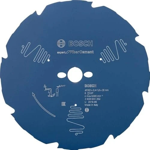 Bosch Professional Expert for Fiber Cement Kreissägeblatt 8Z, 300x1.8x30mm, 1 Stück