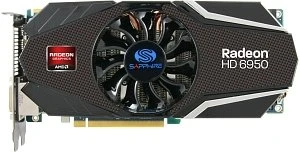 Sapphire Radeon HD 6950 Sapphire-Design, 2GB GDDR5, 2x DVI, HDMI, 2x mDP, full retail