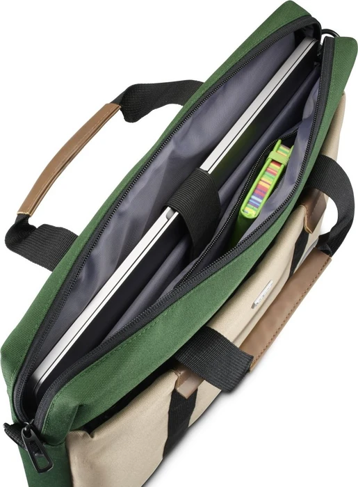 Hama Silvan 15,6"-16,2" Laptop-Tasche, grün/beige