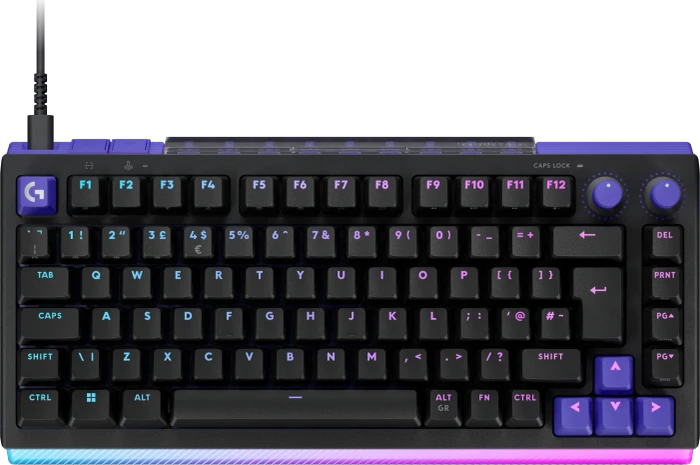 Logitech G512 X 75 TMR, schwarz, Dual-Swap analog/mechanisch, taktil, USB, UK