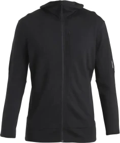 Icebreaker Quantum Long Sleeve Zip Hood Funktionsjacke schwarz (Herren)
