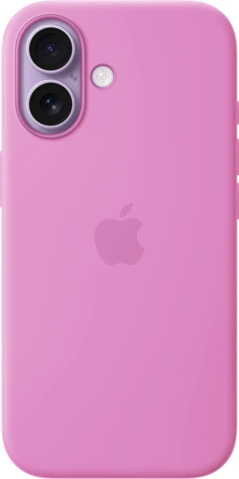 Apple Silikon Case mit MagSafe für iPhone 17 leuchtendes lavendel