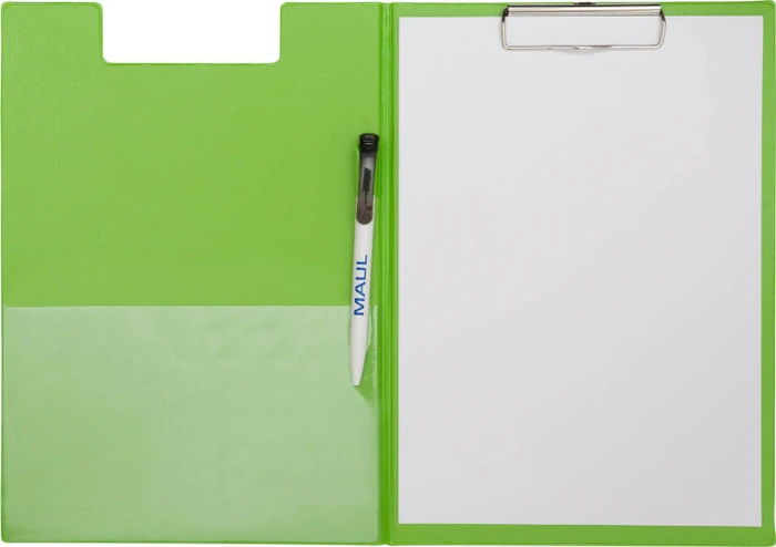Maul Klemmbrettmappe mit Folienüberzug, A4, grün