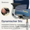 Steelcase Think Bürostuhl mit Armlehnen, royalblau/kobaltblau Vorschaubild