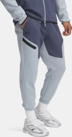 Under Armour Unstoppable Fleece Trainingshose lang downpour gray/harbor blue/black (Herren)