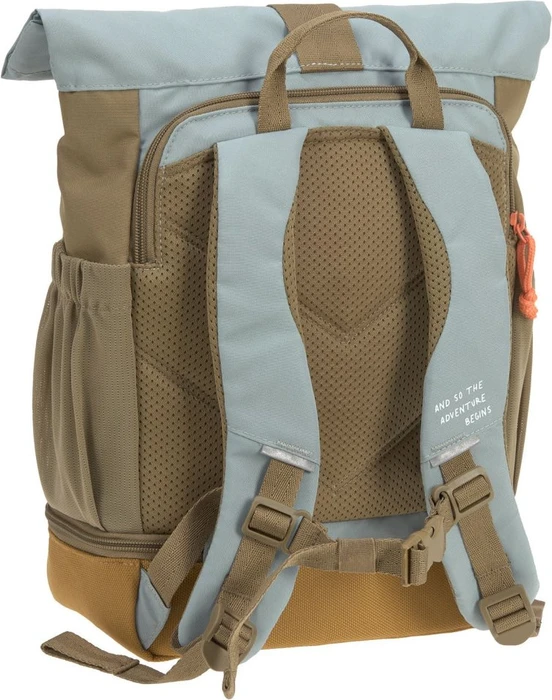 Lässig Rolltop nature/olive Kindergartenrucksack