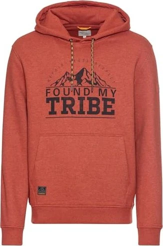 Camel Active Baumwollmix Hoodie rot (Herren)