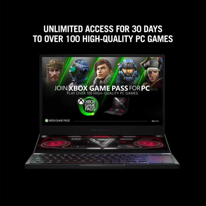 ASUS ROG Zephyrus Duo 15 SE GX551QS-HB153T, Ryzen 9 5900HS, 32GB RAM, 2TB SSD, GeForce RTX 3080, DE