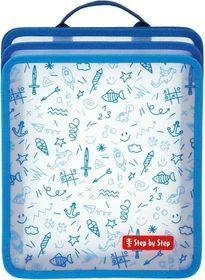 Step by Step Heftebox faltbar blue