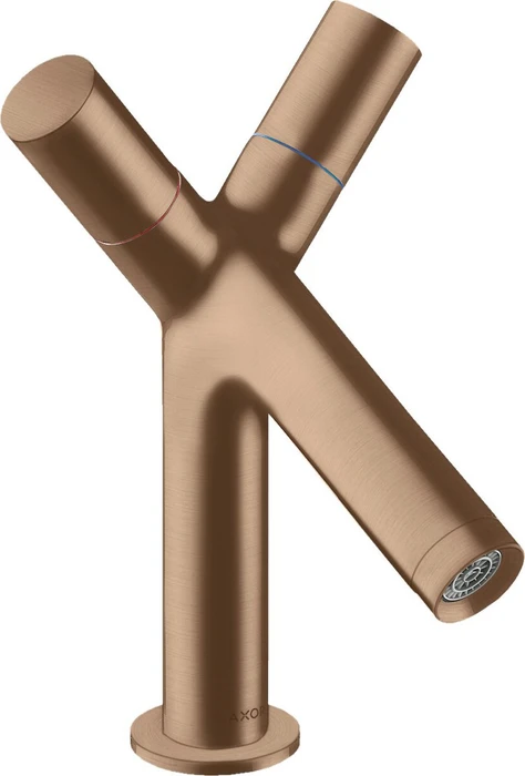 Hansgrohe Axor Starck 80 mit Ablauffernbedienung brushed red gold