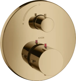 Hansgrohe Axor Starck Thermostat Unterputz mit Absperrventil polished bronze